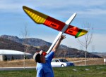 Dan launching his Big Bird