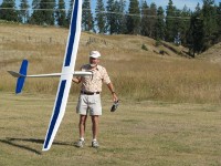 Bill Jones launching his Oly3