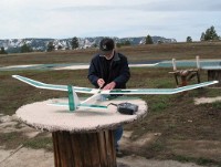 Terry setting up his Oly II S