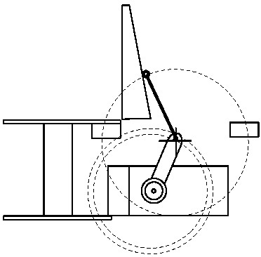 Arm and linkage sweep